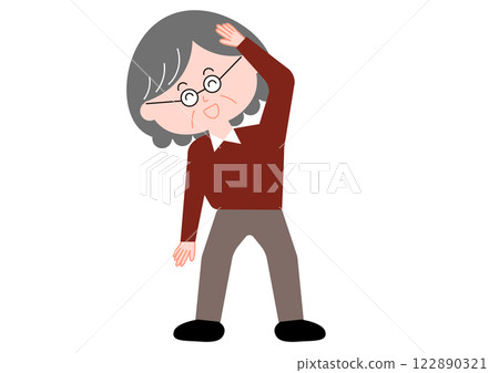 高級女性伸展 122890321