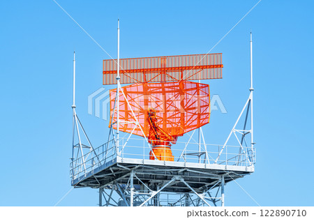 Airport surveillance radar installed at the airport Airport surveillance radar installed at the airport 122890710