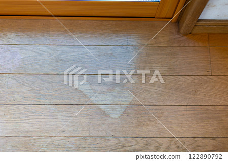 Floor wax application repair 122890792