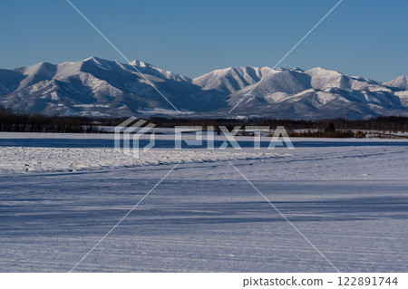 Snowy Land and the Hidaka Mountains 122891744