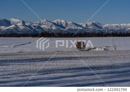 Snowy Land and the Hidaka Mountains 122891790