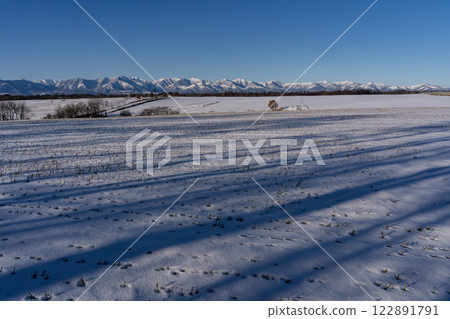 Snowy Land and the Hidaka Mountains 122891791