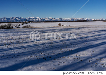 Snowy Land and the Hidaka Mountains 122891792