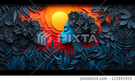 Emancipation Day, resiliencEmancipation Day, resilience and perseverance, papercut illustratione and perseverance, papercut illustration Emancipation Day, resiliencEmancipation Day, resilience and perseverance, papercut illustratione and perseverance, papercut illustration 122891933