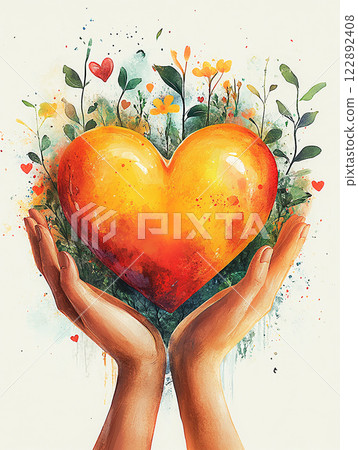 Bright and vibrant World Organ Donation Day template, heart and medical elements for social media Bright and vibrant World Organ Donation Day template, heart and medical elements for social media 122892408