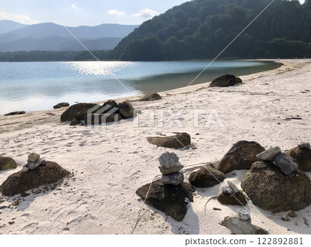 青森縣恐山的烏索里極樂濱 青森縣恐山的烏索里極樂濱 122892881