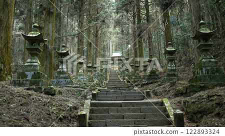 Kamishikimi Kumanoimasu Shrine. it is a Shinto Shrine in Takamori, Kumamoto Prefecture, Japan Kamishikimi Kumanoimasu Shrine. it is a Shinto Shrine in Takamori, Kumamoto Prefecture, Japan 122893324