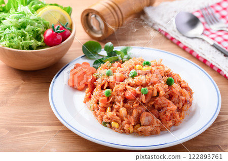 雞肉飯(番茄醬飯) 雞肉飯(番茄醬飯) 122893761