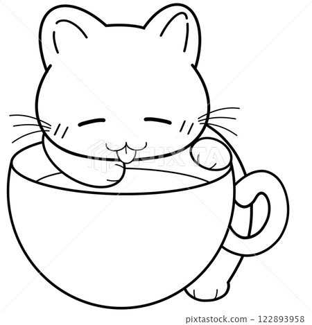 cat in a bowl 122893958