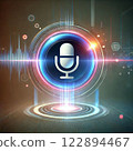 Image of audio microphone 122894467