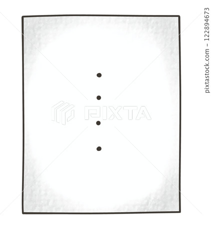 輕鬆簡單的垂直名片6模擬風格 122894673