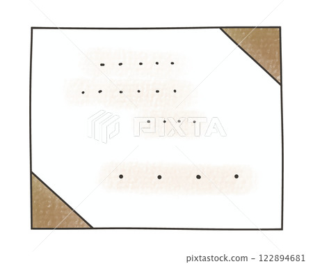 輕鬆簡單的橫向名片2模擬風格 122894681