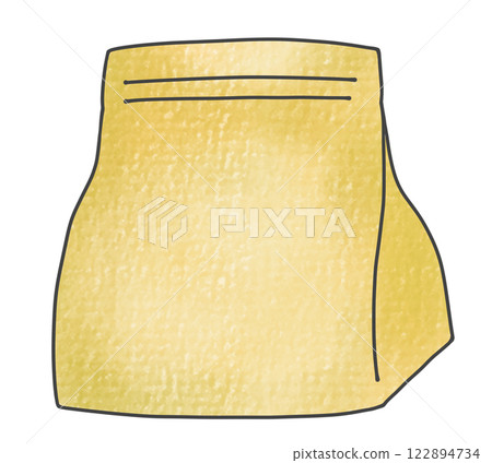 A loose and simple large bag with a zipper, analog style 122894734