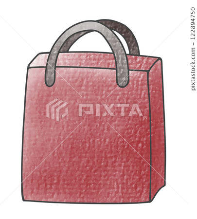 Loose and simple paper bag, analog style 122894750