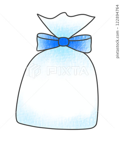 Gift wrapping with loose and simple ribbons - Analog style Gift wrapping with loose and simple ribbons - Analog style 122894764