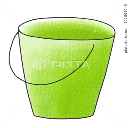 Loose and simple bucket, analog style 122895046