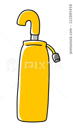 A simple, loose-fitting folding umbrella with a pouch, solid color A simple, loose-fitting folding umbrella with a pouch, solid color 122895458