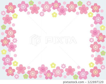 櫻花框架空白 122897120