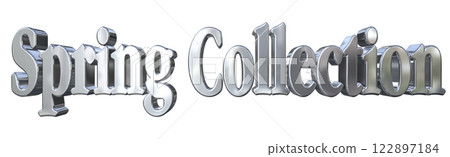 3DCG characters "Spring Collection" Silver, Silver 122897184