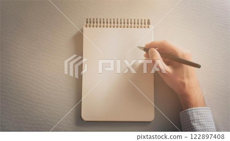 手鉛筆筆紙備忘錄材料 手鉛筆筆紙備忘錄材料 122897408