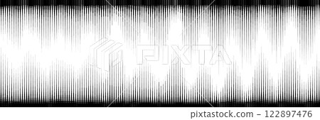 Two-sided line halftone texture with wavy gradient 122897476