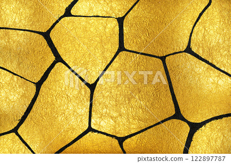 A luxurious background material with gold abstract patterns on black Japanese paper A luxurious background material with gold abstract patterns on black Japanese paper 122897787