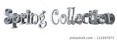 3DCG characters "Spring Collection" Silver, Silver 122897873