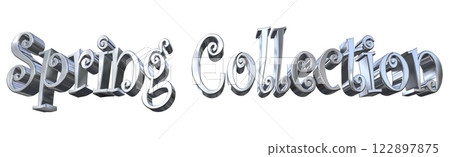 3DCG characters "Spring Collection" Silver, Silver 122897875