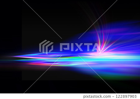 Ultra-fast light image background material 122897903