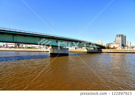 青砥橋 / 中川青砥一側的景色（東京都葛飾區） [2025.1] 122897923