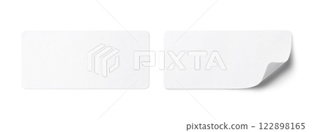 Texture of long and narrow stickers 122898165
