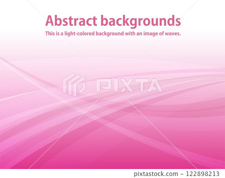 Abstract beautiful wave pattern background material_light pink 122898213