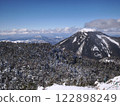 Mt. Tateshina in winter as seen from Mt. Kitayokodake 122898249