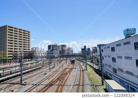 藍天下的春日部站 122898324