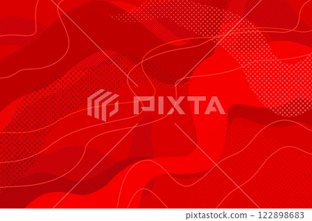 Background material Red Gold Red Geometric flow lines Dots Stripes Organic roundness Background 122898683