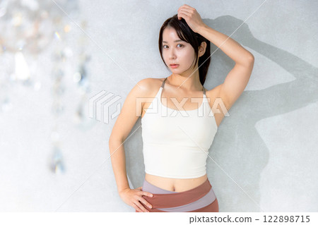 瑜珈女運動服 122898715