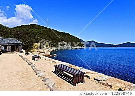 View of the Seto Inland Sea from the movie village View of the Seto Inland Sea from the movie village 122898749