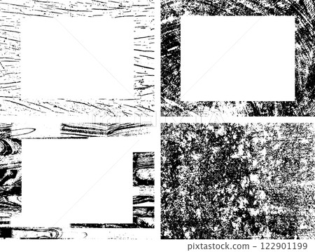 Black and white grunge. Distress overlay texture. Abstract surface dust and rough dirty wall background concept. Distress illustration simply place over object to create grunge effect. Vector EPS10. 122901199