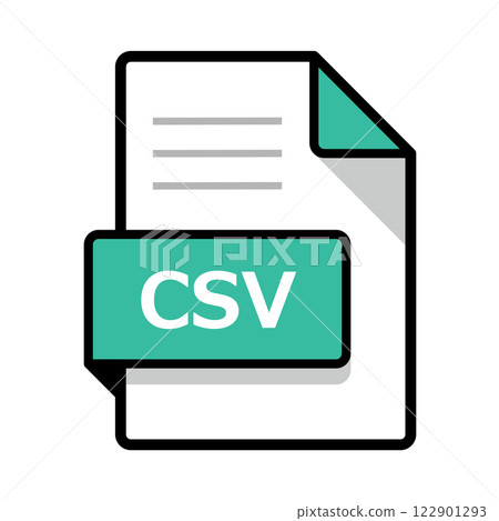 CSV icon CSV icon 122901293