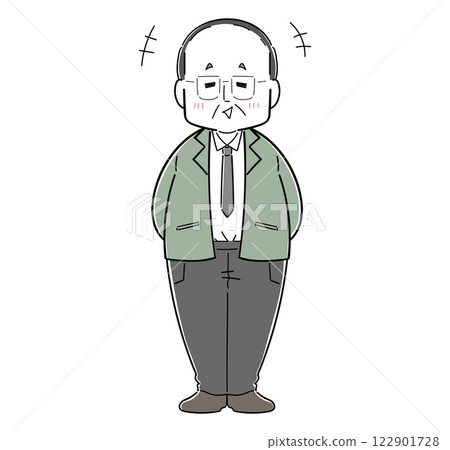 一名來自建築公司的中年男子,看起來人很好 一名來自建築公司的中年男子,看起來人很好 122901728