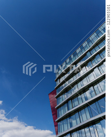Glass reflective office building Glass reflective office building 122903101