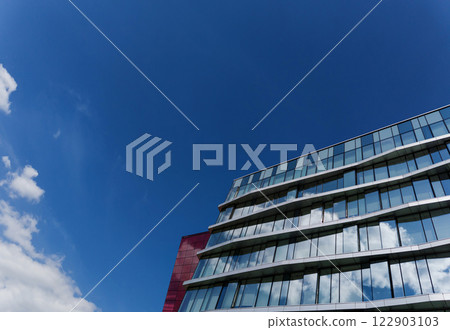 Glass facade of the buildings Glass facade of the buildings 122903103