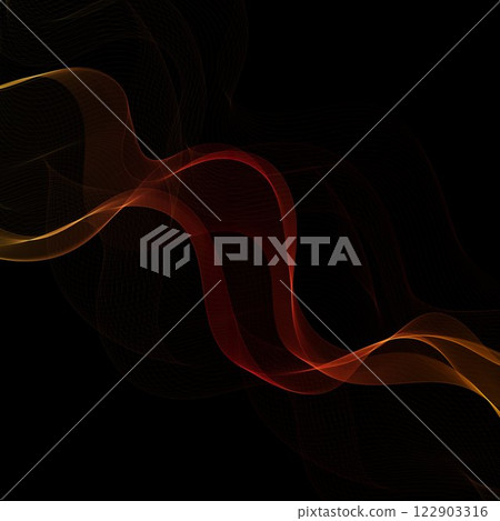 Abstract design element. Vector red wave. Eps 10 Abstract design element. Vector red wave. Eps 10 122903316