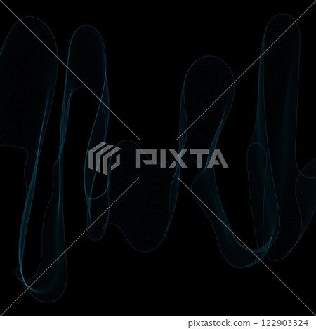 Blue background with elegant waves on a black background. Wallpaper design, advertising layout, banner, poster, presentation template. Eps 10 Blue background with elegant waves on a black background. Wallpaper design, advertising layout, banner, poster, presentation template. Eps 10 122903324