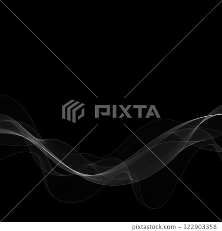 Abstract orange smoke wave on black background. Eps 10 Abstract orange smoke wave on black background. Eps 10 122903358