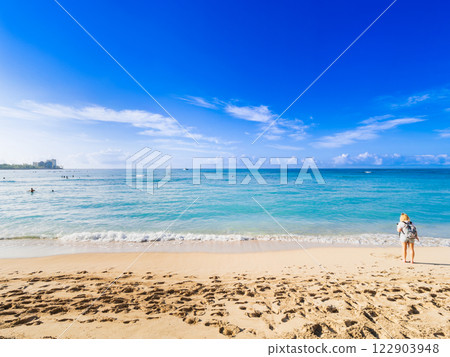 夏威夷威基基海灘 夏威夷威基基海灘 122903948