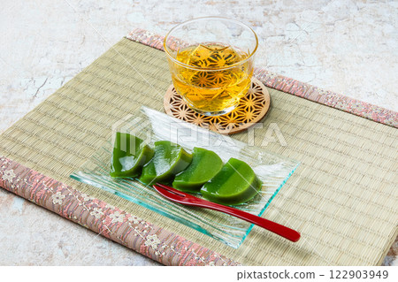 抹茶（日本粉茶）果凍 122903949