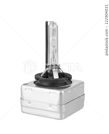 Xenon lamp on a white 122904031