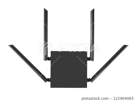 Wireless Wi-fi Router with antennas Wireless Wi-fi Router with antennas 122904065