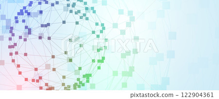Neural network and artificial intelligence abstract background Neural network and artificial intelligence abstract background 122904361